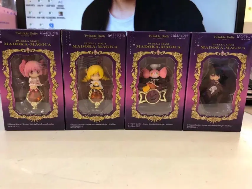 Новинка Лидер продаж 6 см 4 шт./компл. Puella Magi Madoka Magica Kaname Akemi Homura Tomoe Mami экшн Фигурки