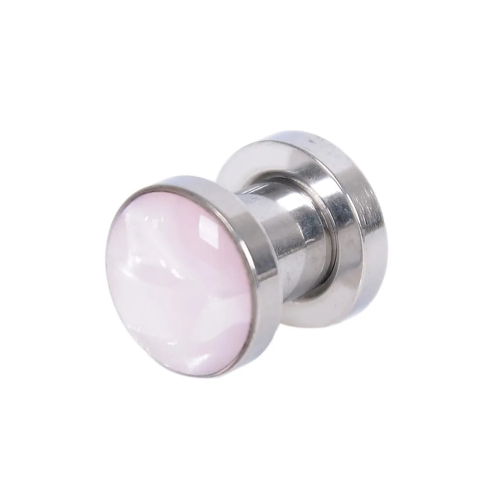 2 шт. пара ушных раковин из нержавеющей стали имитирующие простые ушные раковины