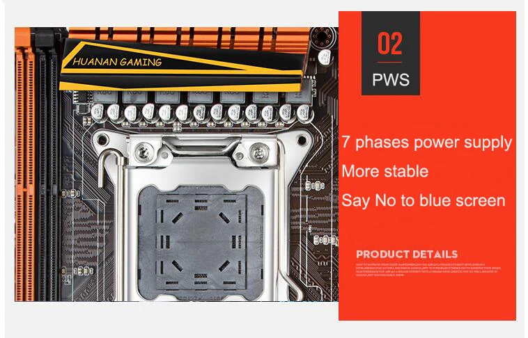 Материнская плата HUANANZHI X79 LGA 2011 ATX USB3.0 SATA3 PCI-E NVME M.2 поддержка 4*16G REG ECC память и процессор Xeon E5