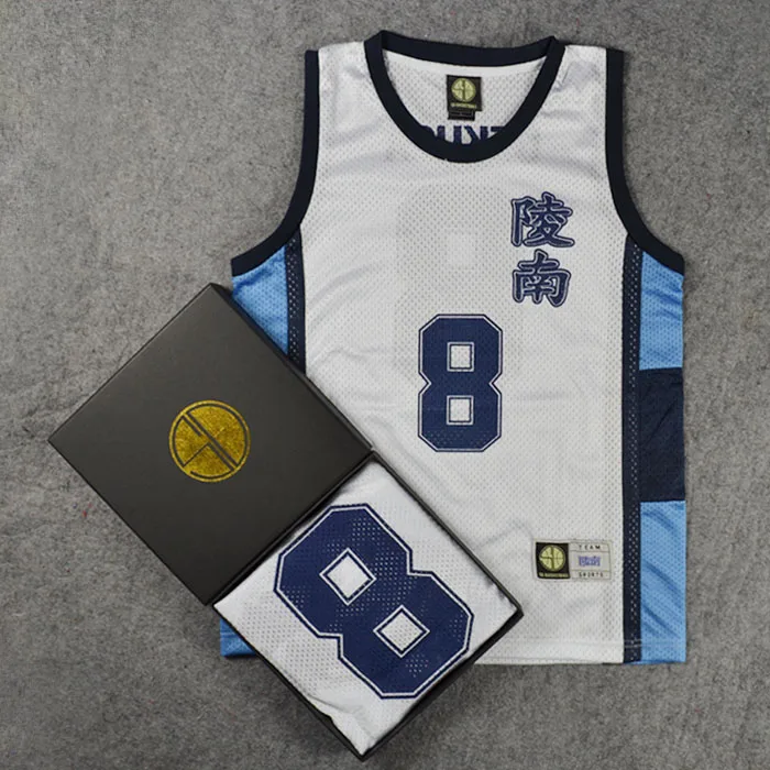 

Slam Dunk Ryonan High School No.8 Uekusa Tomoyuki жилет для косплея баскетбольная майка