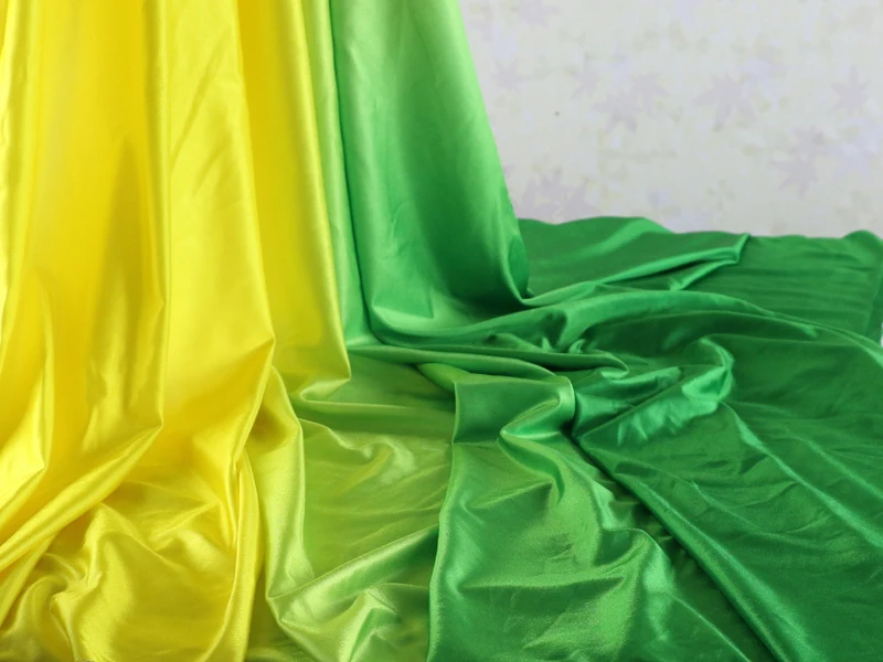 Цветная трикотажная ткань из спандекса с эффектом омбре 50 см * 148 4 способа