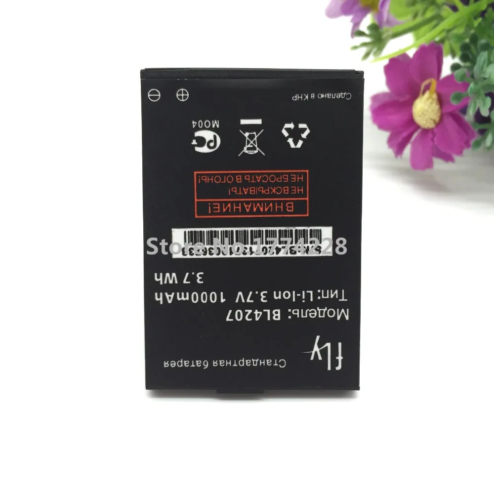 MLLSE BL4207 1000 мАч аккумулятор для FLY Q110 TV мобильный телефон | Мобильные телефоны и