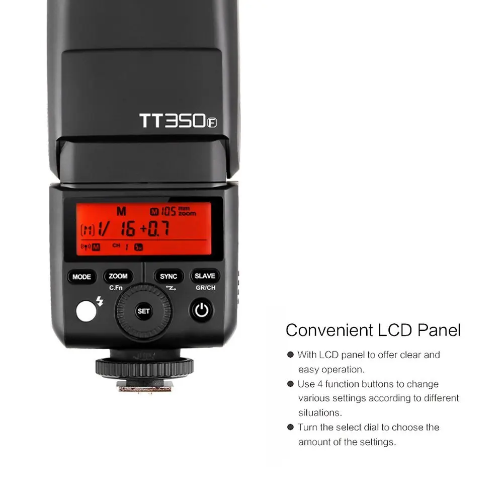 Godox 2 * TT350F 4G Wireless X System Speedlite Flash TTL HSS GN36 1/8000S с фотовспышкой TTL|ttl hss|flash ttlspeedlite flash |