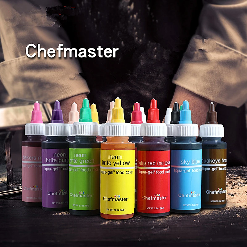 Chefmaster пищевой цветной крем для выпечки торта помадки пищевая пигментная паста