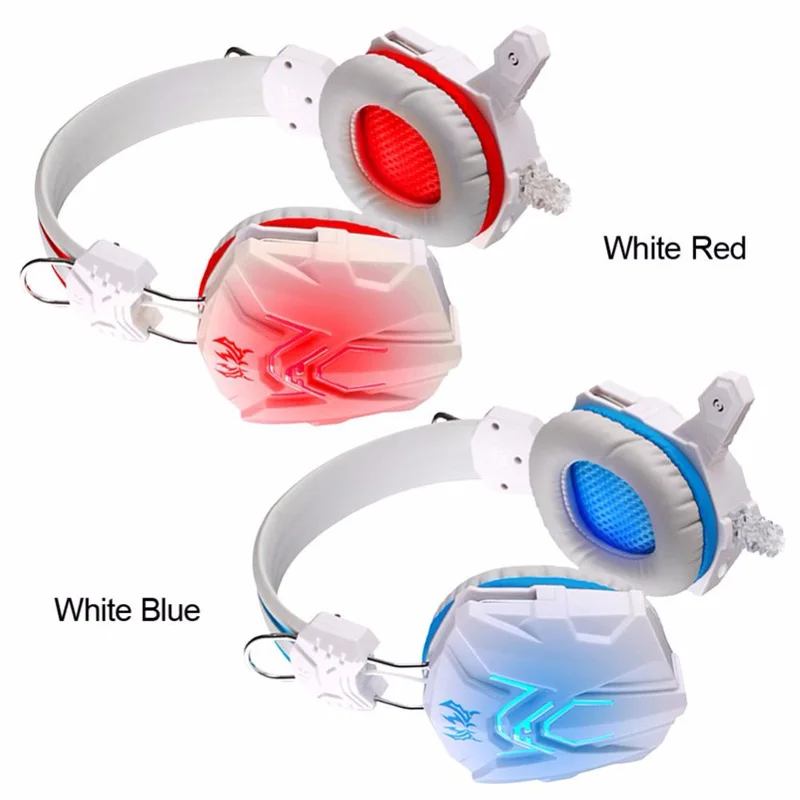 Supology стерео LED Gaming Headset USB Gamer световой Шум шумоподавления наушники с микрофоном