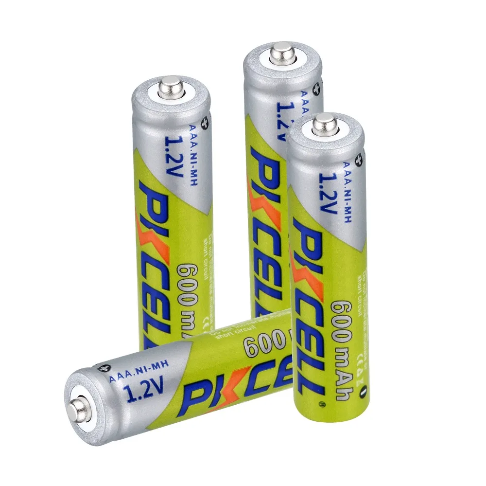 

36 PCS PKCELL 3A AAA Battery 1.2V 600mAh Ni-MH 1.2 Volt Rechargeable Battery Batteries Bateria Baterias