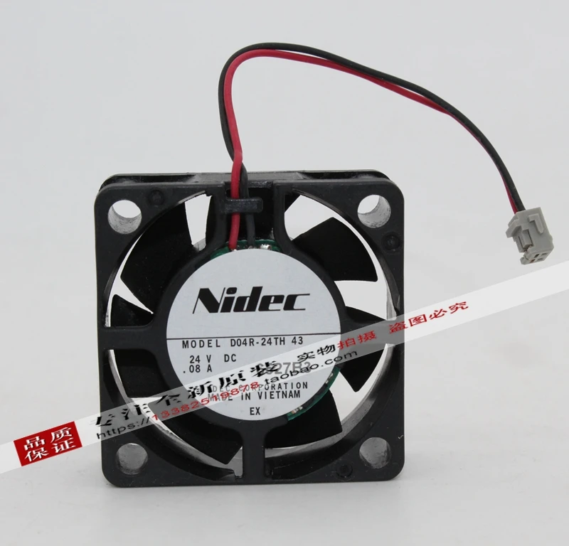 Новый NIDEC D04R-24TH 4015 24V .08A 4 см частоты Вентилятор охлаждения