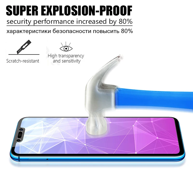 Защитное стекло на для huawei nova 3 3i 2 2i s plus s2 i2 i3 защита экрана 9 h huawey tempered glas пленка