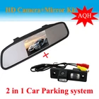 Автомобильное Зеркало-монитор 4,3 дюйма + парковочная камера заднего вида для Chevrolet Epica Lova Aveo Captiva Cruze, Автомобильная камера заднего вида