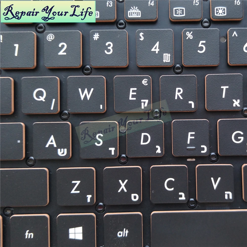 Repair You Life laptop keyboard for ASUS Q552 Q524 UX560 N592 Q504 Q502 N543U Q551 Hebrew standard HB with backlit new | Компьютеры и