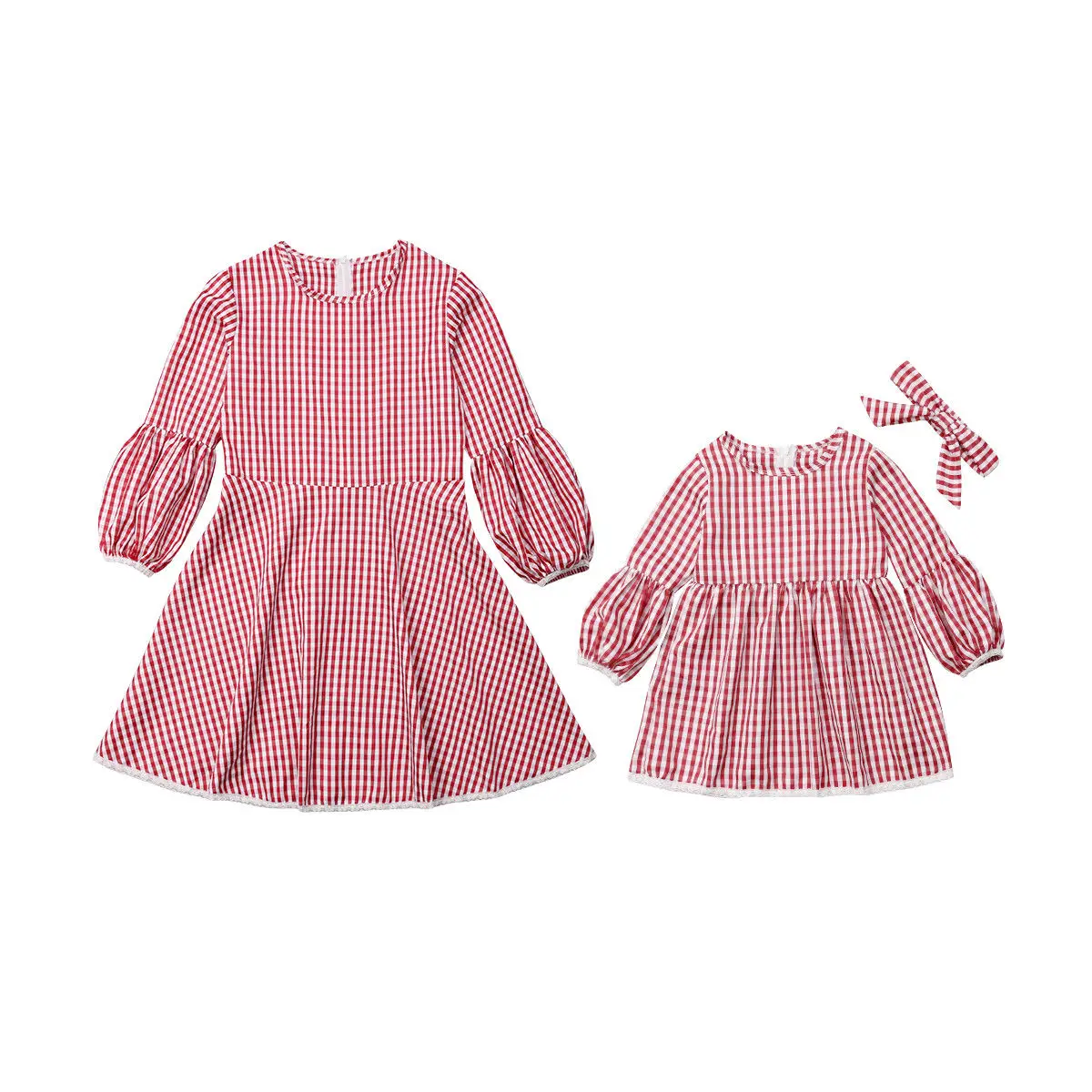 Милое рождественское платье для мамы и дочки милое ребенка девочек элегантное