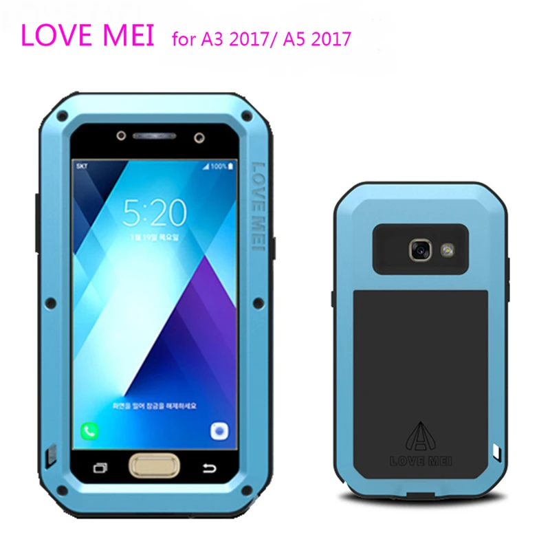 Чехол LOVE MEI для Samsung Galaxy A5 2017 A520 ударопрочный грязеотталкивающий водостойкий
