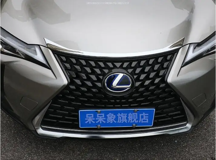 ABS Хром Передняя решетка бампера капот крышка двигателя планки для 19 Lexus UX UX200 UX250h UX260h