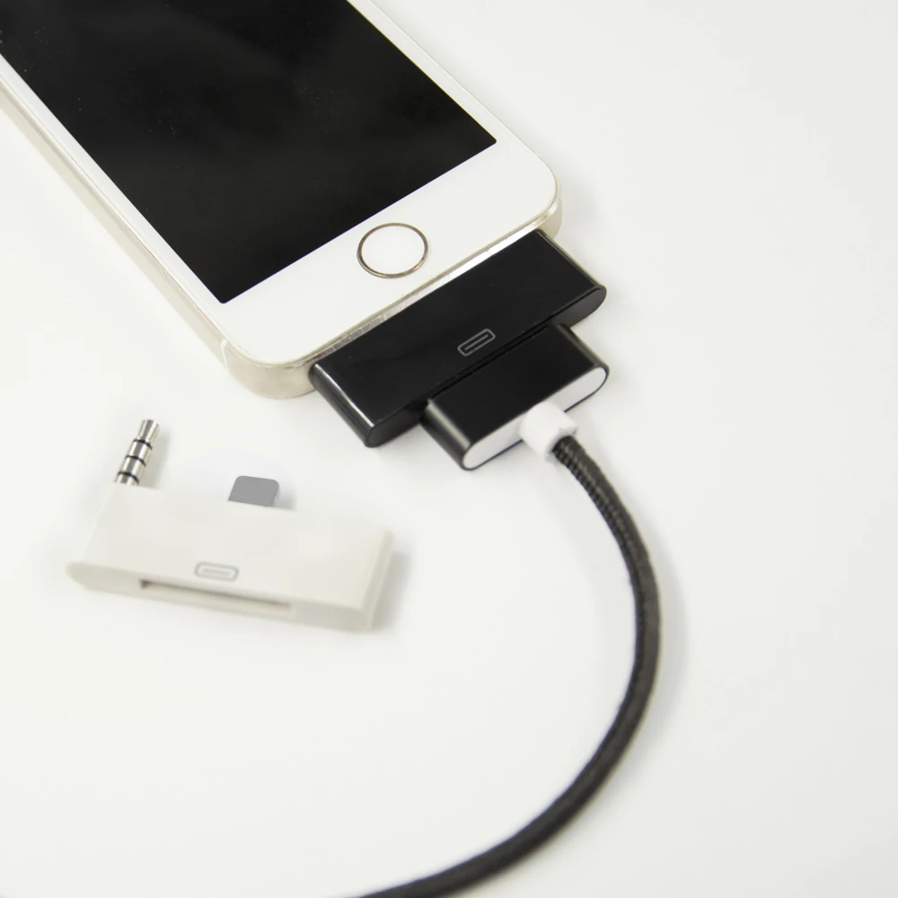 ACCGUYS адаптер для мобильного телефона iPhone 4 5 5S 3 мм Aux аудио зарядный конвертер 30