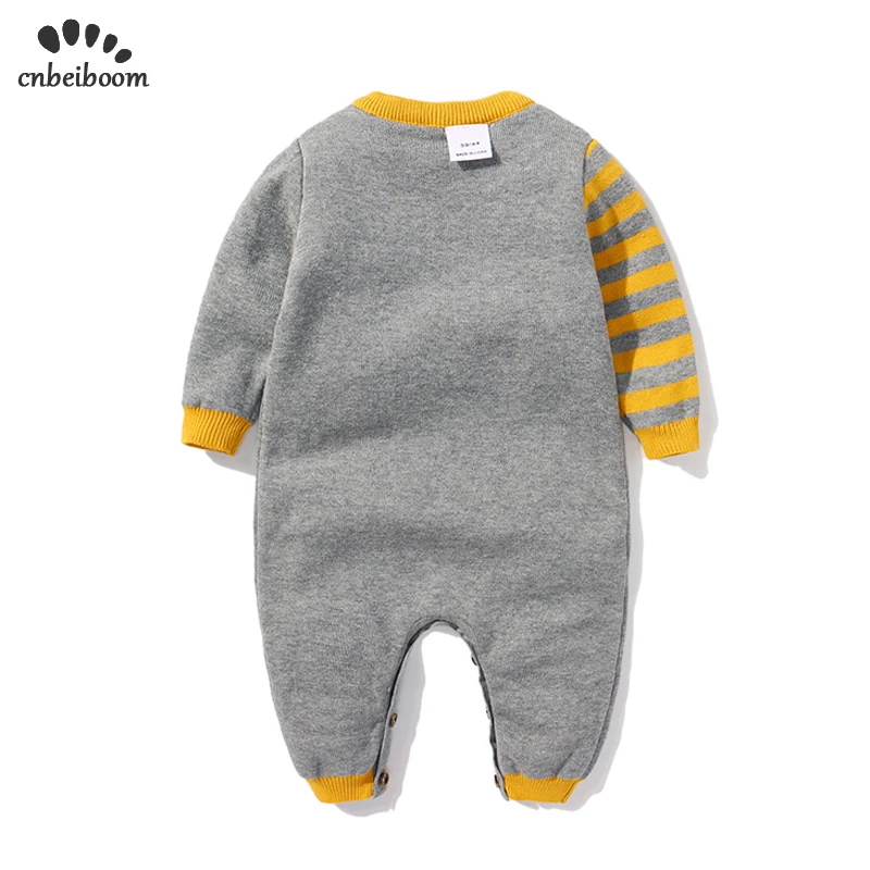 2020 spring winter baby knitted rompers stars Wool boys one-piece newborn toddler boy clothes 1 2 years out wear costume |