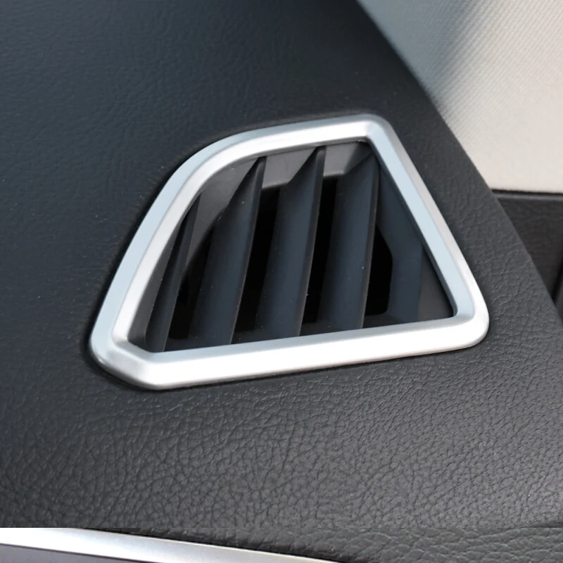 

ABS Matte Car front Small air outlet Decoration cover trim Sticker Car styling For Ford EDGE 2015 2016 2017 accessories 2pcs