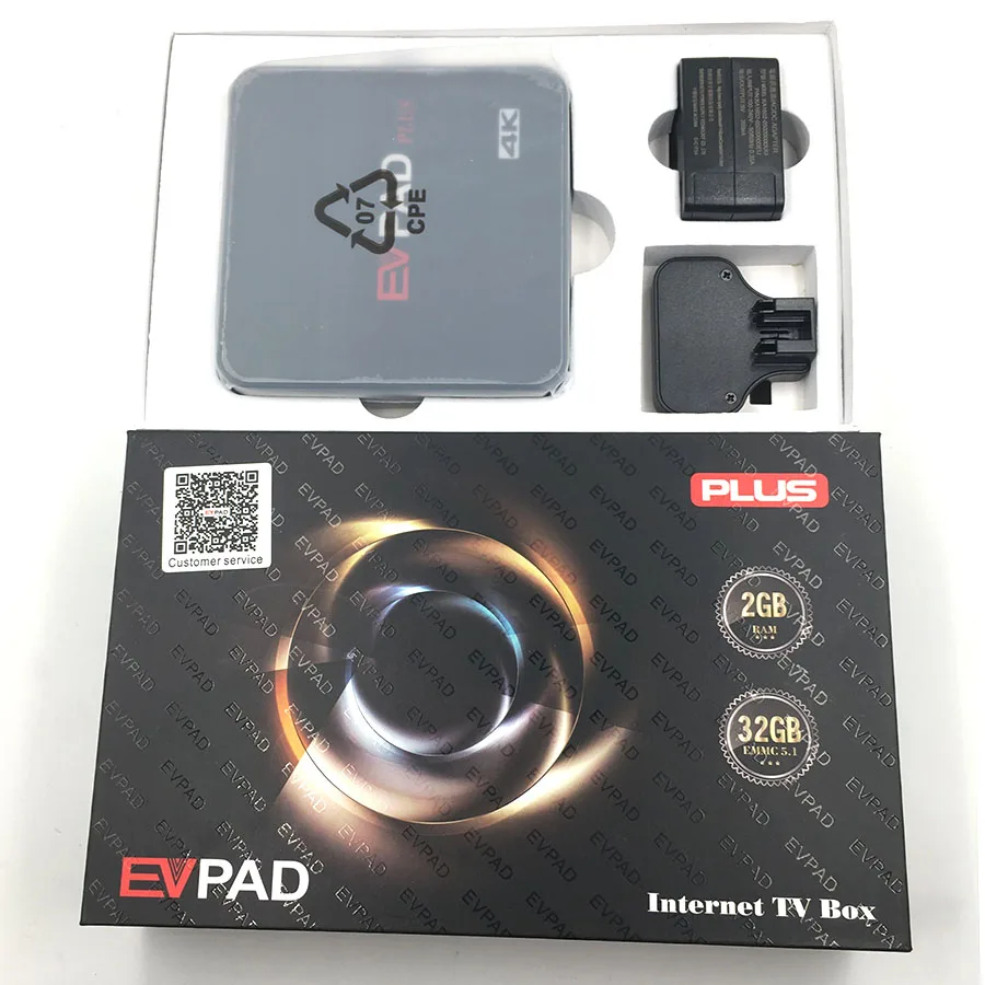 Официального разрешения ТВ коробка evpad плюс для Кубка мира зарубежных версии 8 Core