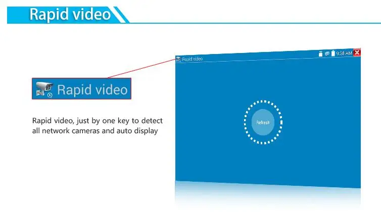 IPC9800 плюс 4 к H.265/H.264 CCTV камера тестер 8MP TVI CVI 5MP AHD SDI CVBS ip-камера Тестер монитор с TDR, мультиметр