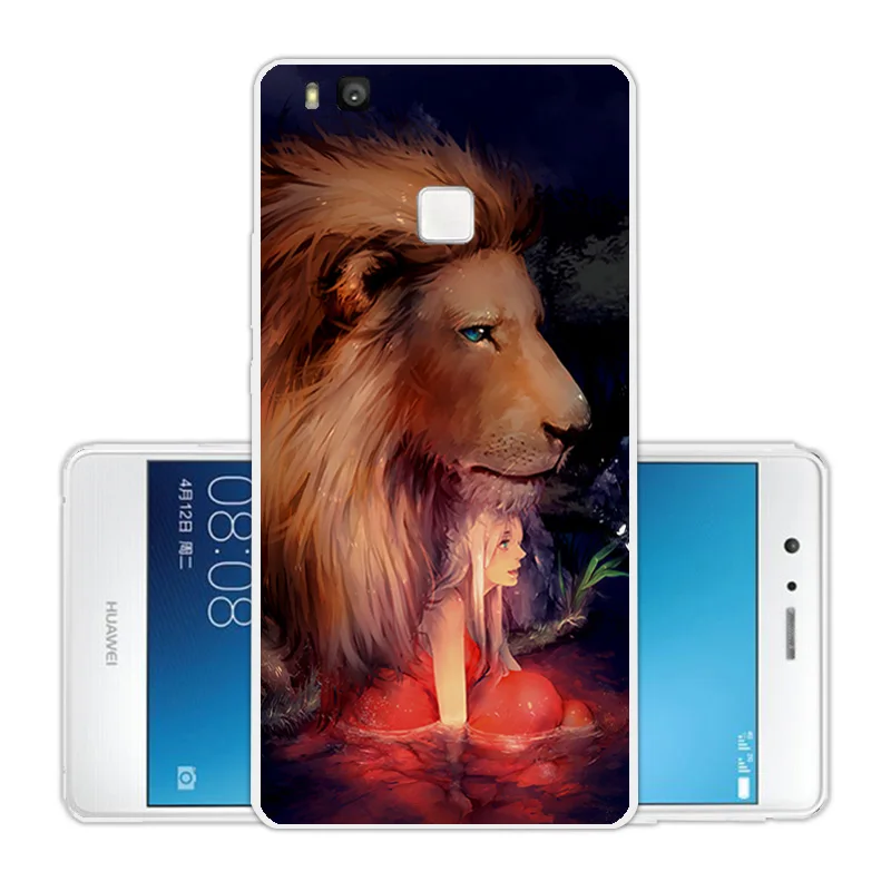 Мягкий ТПУ чехол для туманности Huawei Ascend P9 Lite/G9 прозрачный силиконовый P9Lite Plus