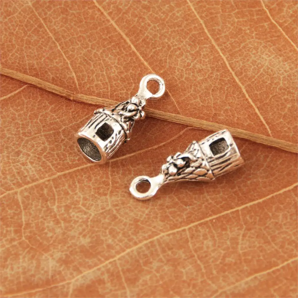 20 шт Серебряный цвет подвески для дома кулон в виде домика здание изготовления