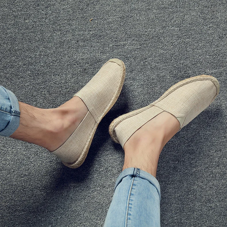 Летняя популярная обувь; мужские повседневные эспадрильи высокого качества; Мягкие резиновые кроссовки; удобная домашняя обувь унисекс на плоской подошве; повседневная обувь