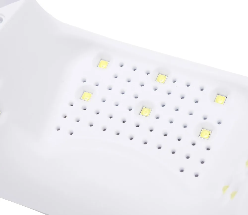 Новое поступление светодиодный УФ лампа сушилка белая двойсветильник па для