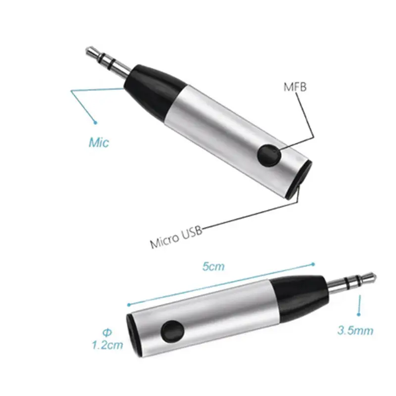 Мини-адаптер стандарта Aux с разъемом 3 5 мм и аудиоприемником Bluetooth | Электроника