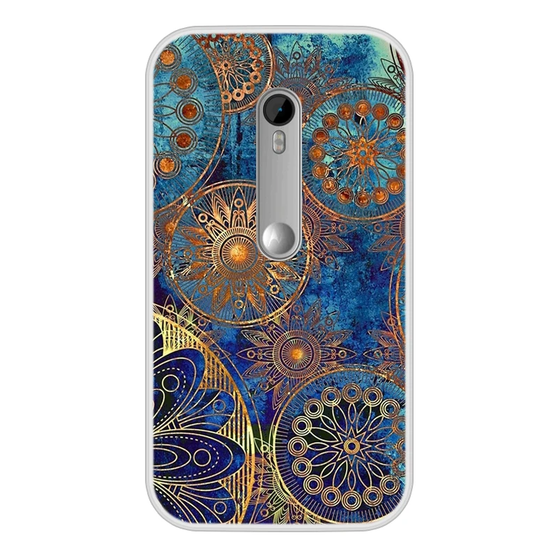 Чехол для Motorola Moto G3, Мягкий Силиконовый ТПУ, шикарный чехол с узорчатым принтом для телефона, чехол для Motorola Moto G3, чехол s
