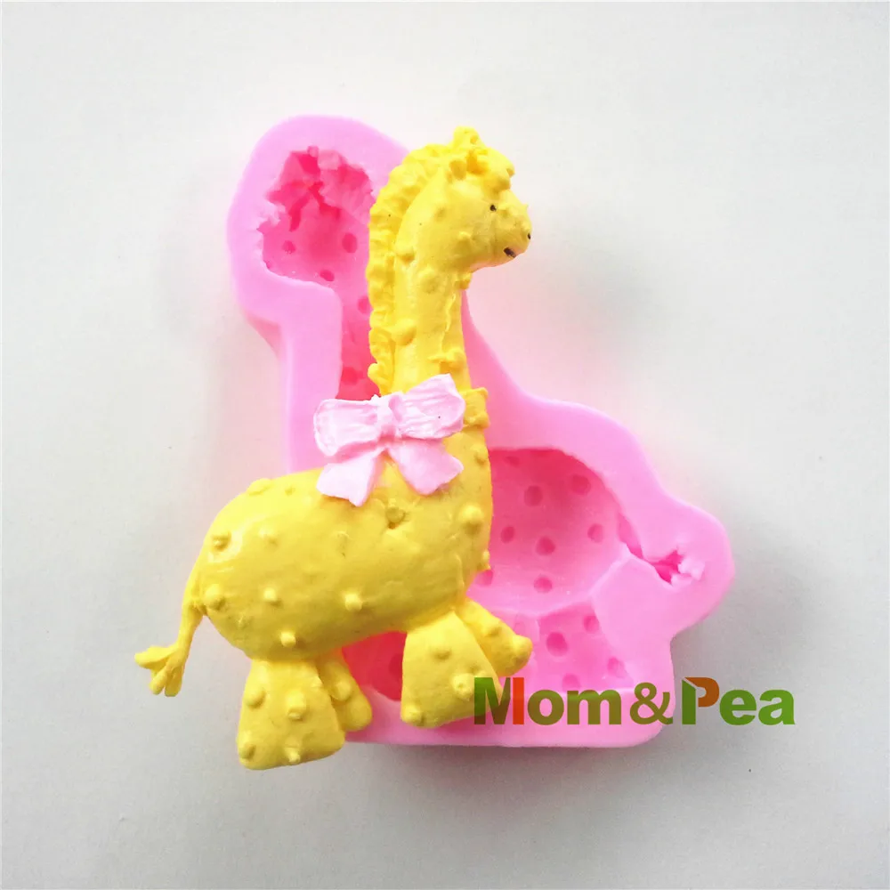 Силиконовая форма для мыла в форме жирафа Mom & Pea 0495 г.|silicone mould|fondant cakecake 3d |