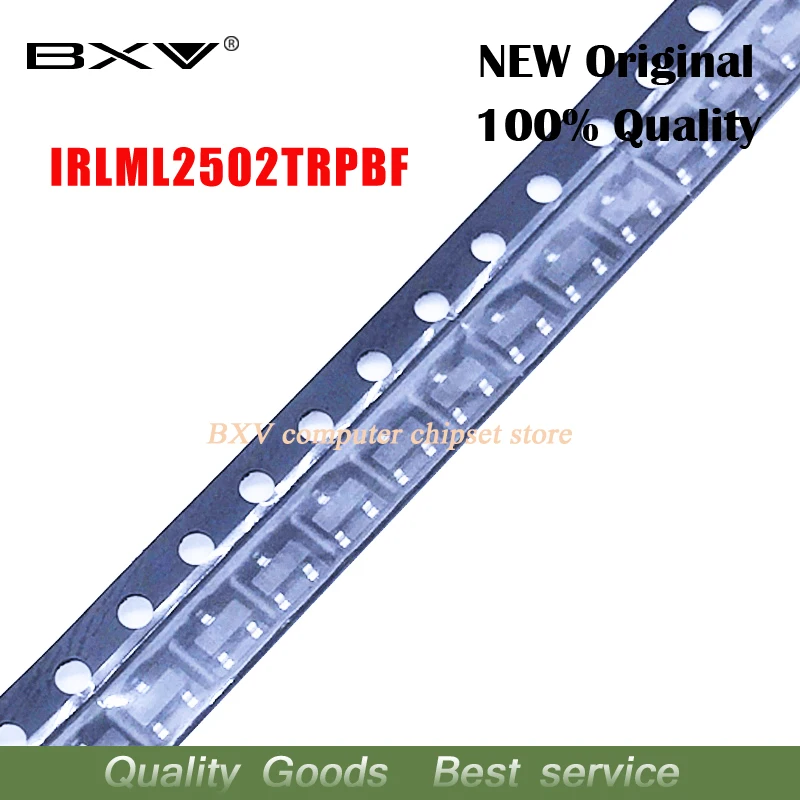 50 шт. IRLML2502TRPBF SOT23 IRLML2502 SOT IRLML2502TR SOT-23 MOSFET Новый и оригинальный
