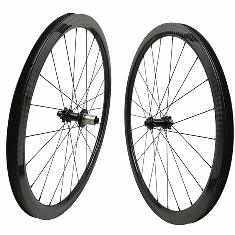 Дисковый тормоз 700c Углеродные дорожные колеса powerway CX32 комплект колес для