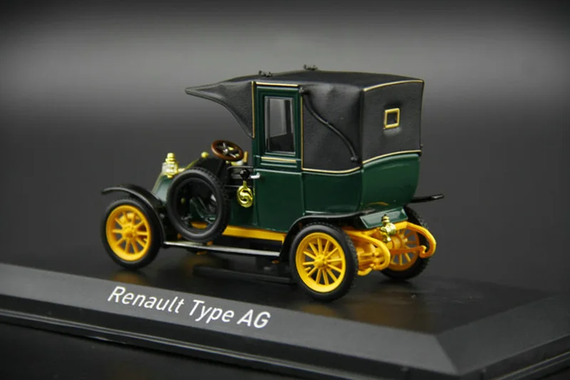 1:43 Ретро моделирование Renault Тип AG Классическая коллекция модель автомобиля сплав