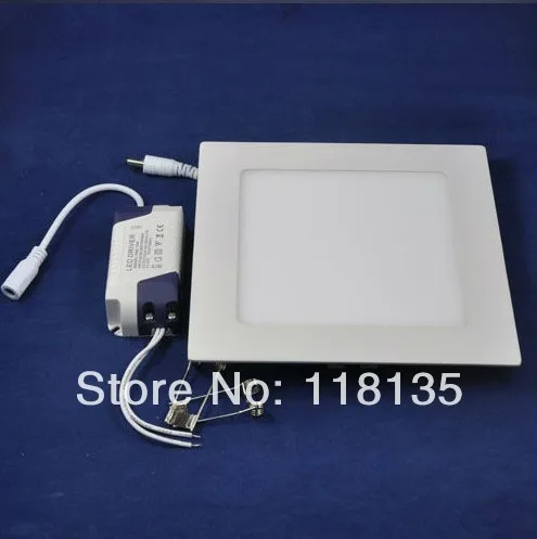 Free ship,hight quality,12w led panel light,AC85~265V,CE&ROHS,2 years warranty,1180lm,12w square led wall panel light