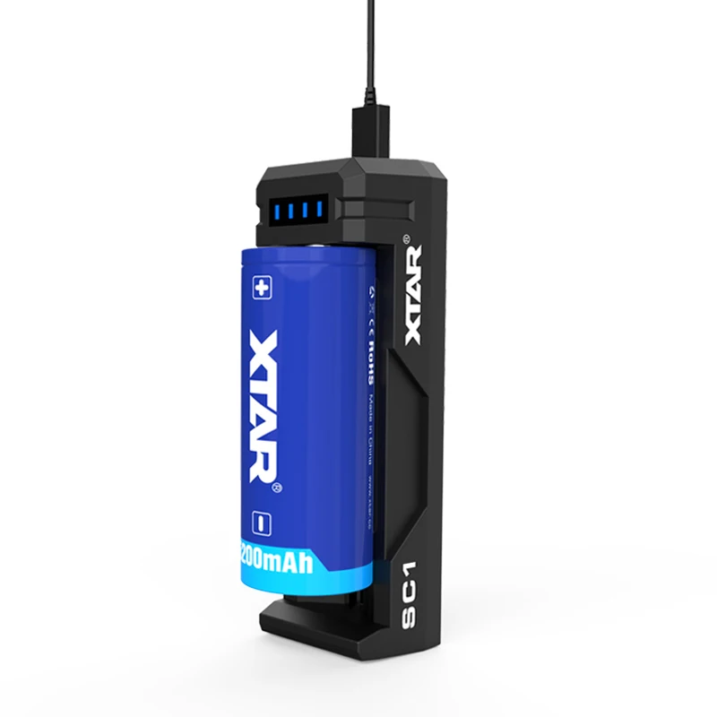 Зарядное устройство XTAR SC1 для аккумуляторов li ion 18700 20700 21700 22650 26650 18650|Зарядные