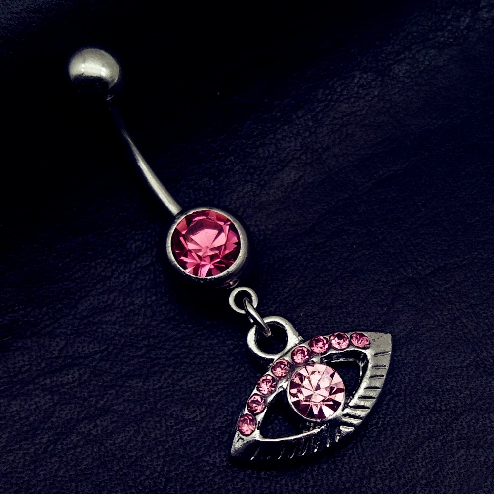 5 шт. Новое поступление драгоценностями Примечание череп сглаза пистолет крест Стиль кольцо пупка бижутерия