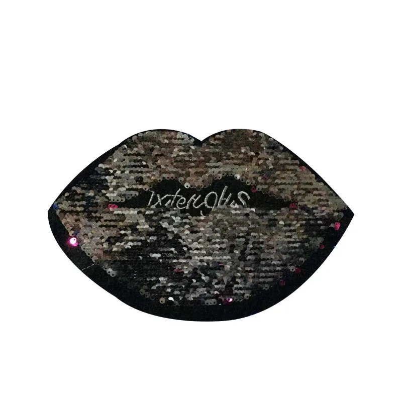 1pcs Reversible Change Sequins Patches For Clothes Kids Boy Girl T Shirt Sew On Embroidered Fabric Badges DIY Applique | Дом и сад