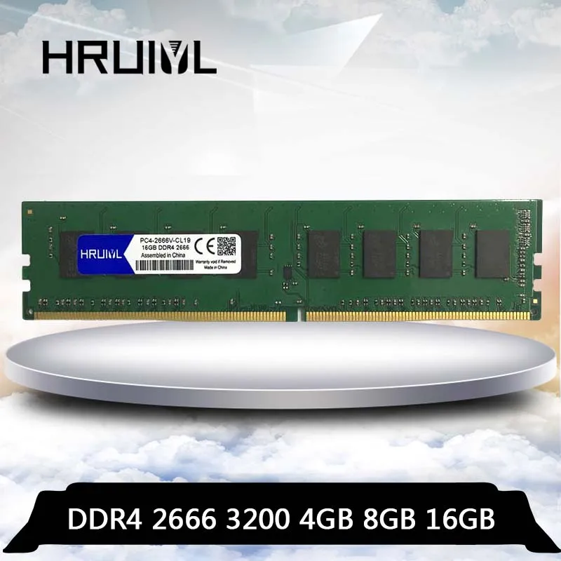 Оперативная память HRUIYL ddr4 4 ГБ 8 16 2666 3200 МГц dimm для настольных ПК материнская плата