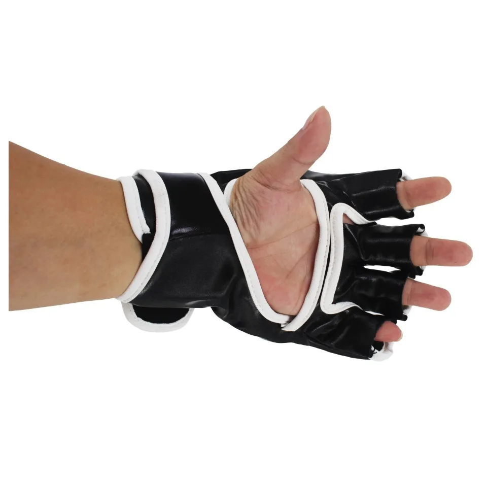 SUOTF синие Черные боксерские спортивные кожаные перчатки для смешанных боевых