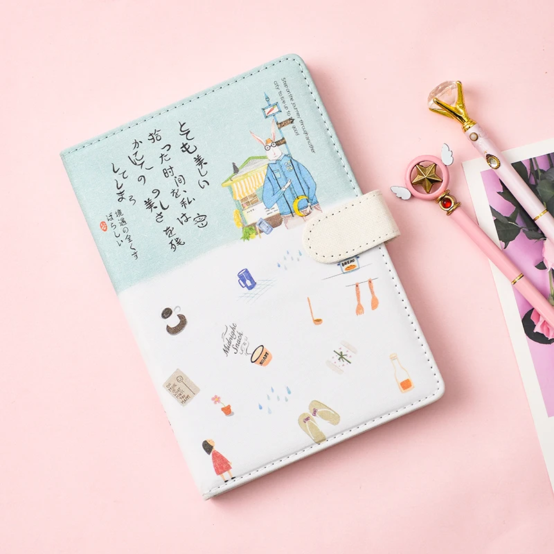 Kawaii тетрадь с животными милый планировщик красочный мультфильм иннерс мягкий