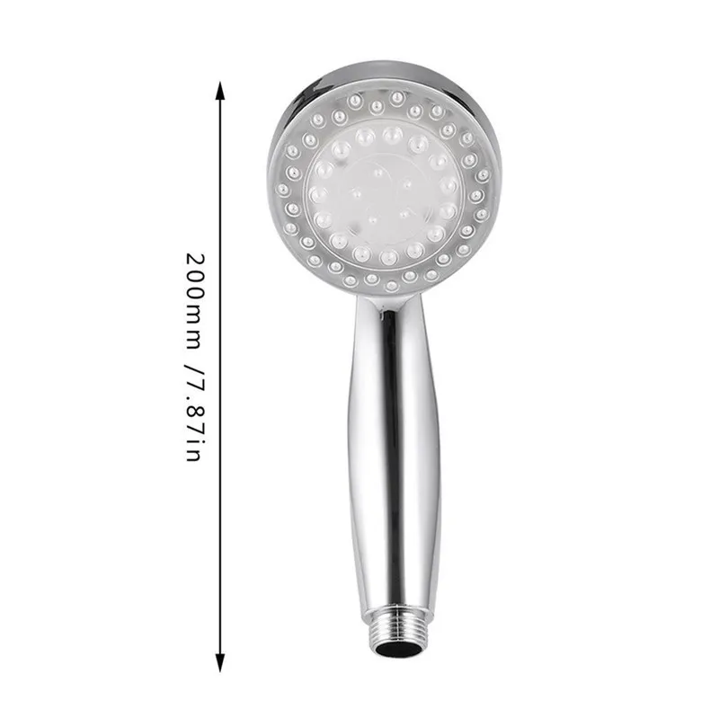 Romantic Automatic 7Color LED Lights Handing Shower Head for Bathroom Accessories | Дом и сад
