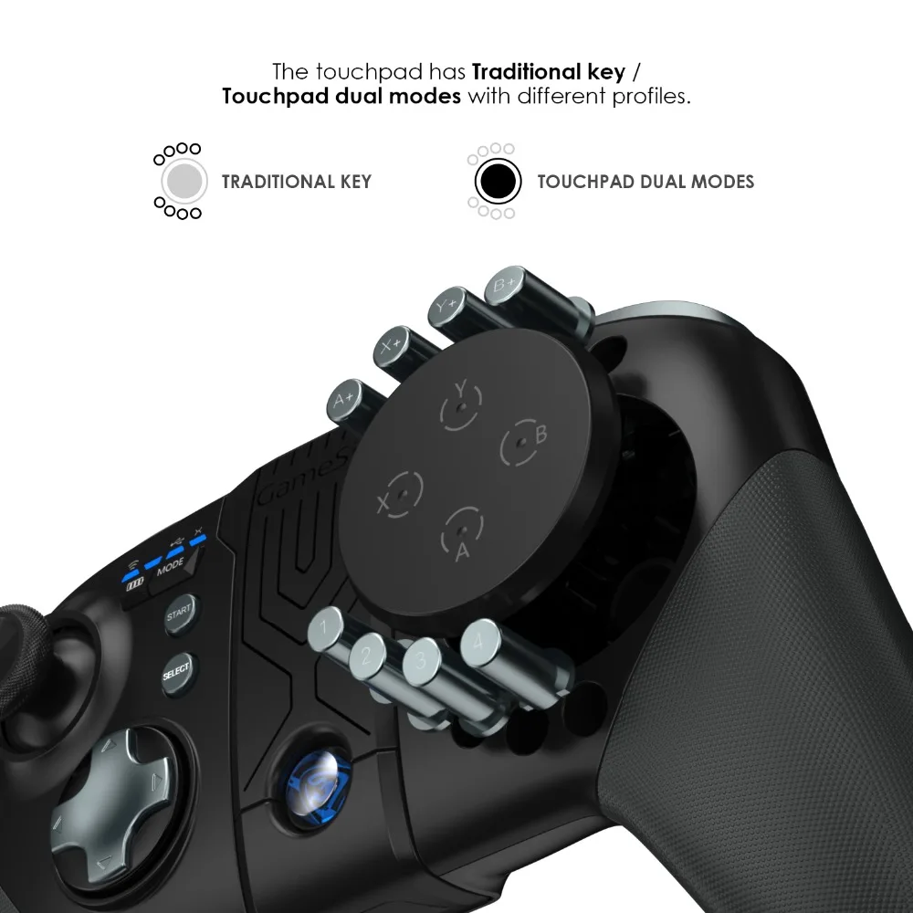 GameSir G5 Bluetooth геймпад Pubg мобильный игровой контроллер беспроводной трекпад