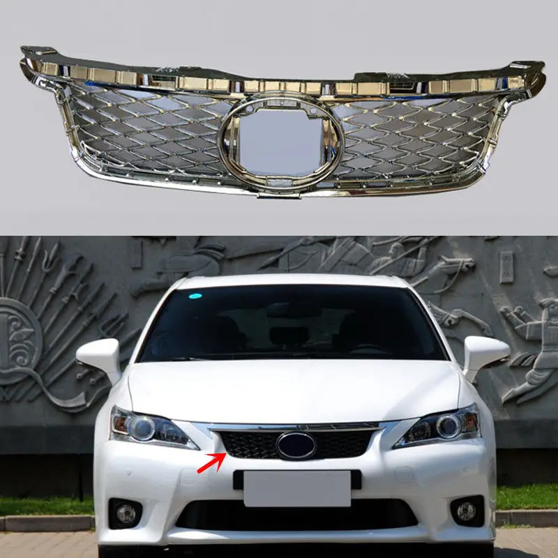Для Lexus CT200h 2012-2013 хромированный передняя решетка топ заменить изменение |