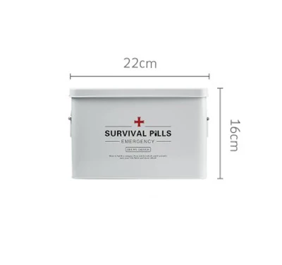 Special price S Нордическая металлическая домашняя медицина, коробка для хранения, аптечка, минимализм, коробка для хранения мелочей, Домашний Органайзер, Декор - Цвет: Special price S