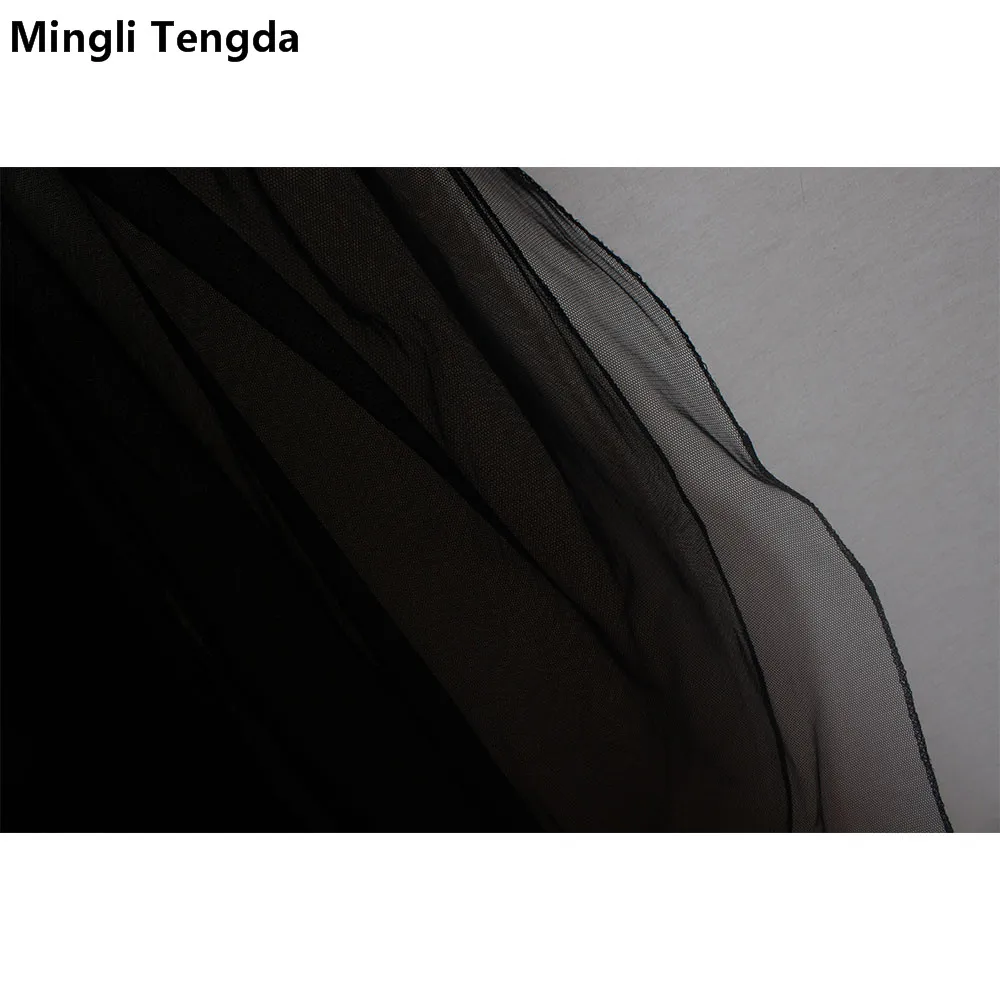 Черная свадебная фата Mingli Tengda длиной 3 м с искусственной фатой для невесты