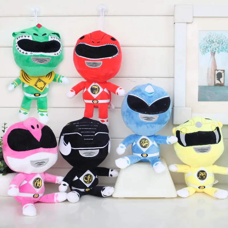 2018 Новый Мощность Ranger плюшевые игрушки мультфильма peluche куклы детей Косплэй