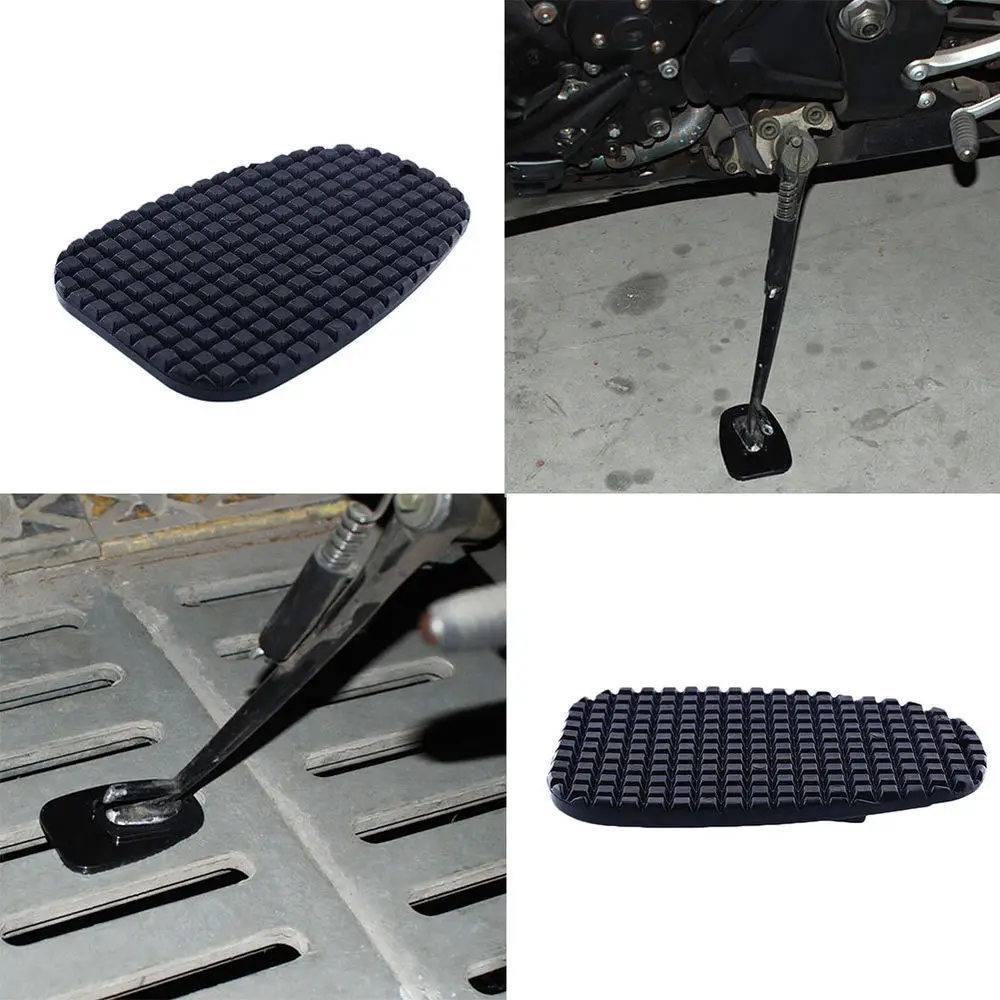 Черный мотоцикл велосипед пластик Kickstand Сторона Kick Pad пластина база для Yamaha Honda
