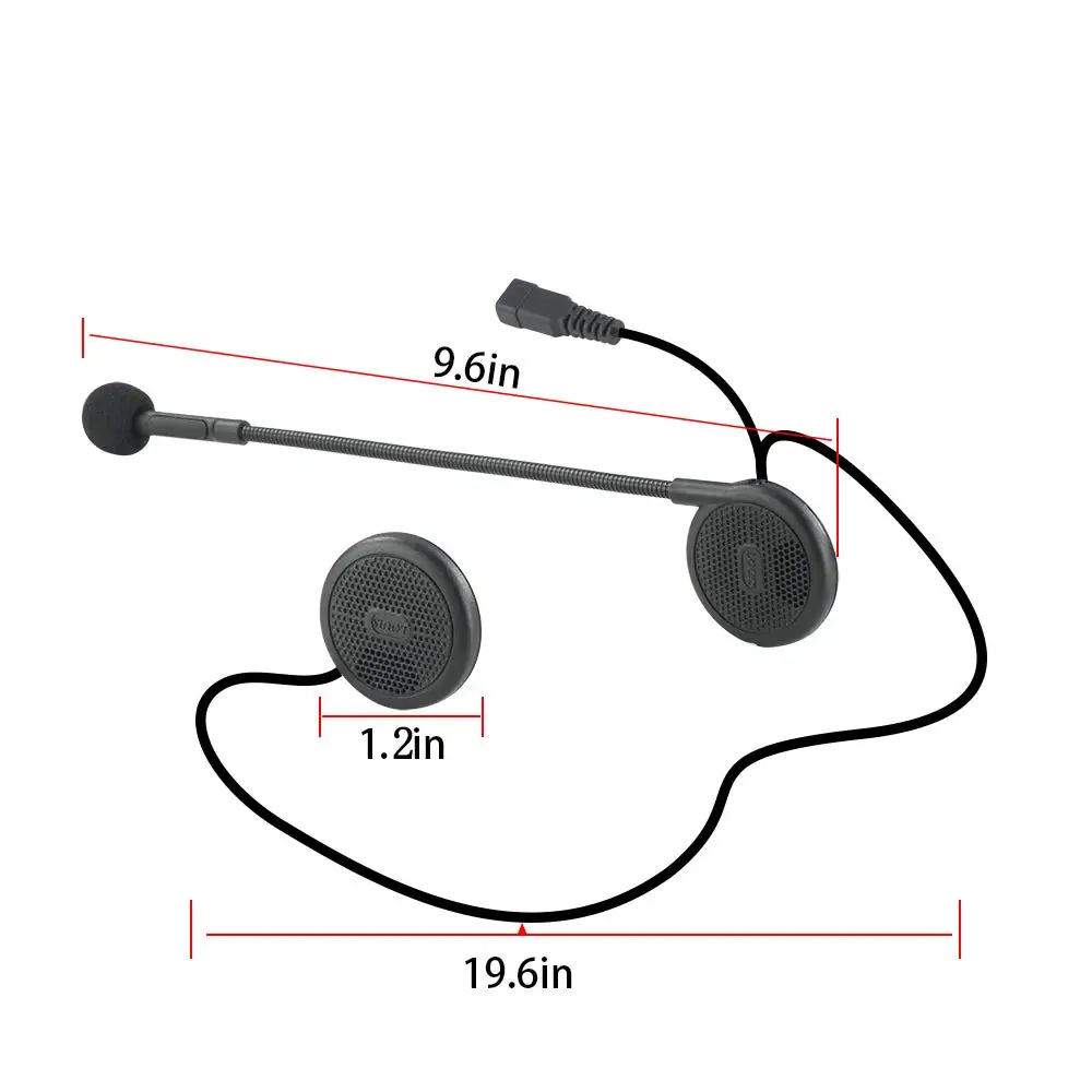 Мотоциклетный шлем Bluetooth гарнитура беспроводное радиоустройство наушники с