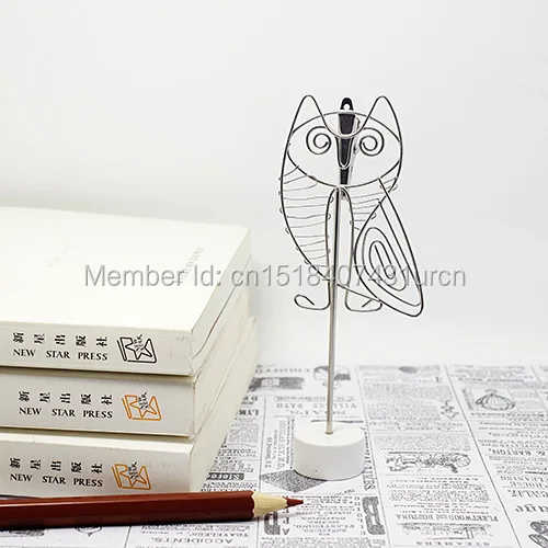 

E15 OWL MEMO/NOTE CLIP PRACTICAL/NOVELTY/CREATIVE STAINLESS HAND-MADE ART CRAFTS WEDDING&BIRTHDAY&HOME&OFFICE&GIFT&PRESENT