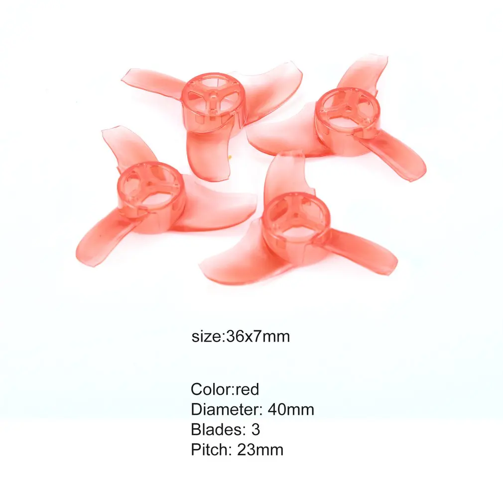 2Pairs Emax Tinyhawk Indoor FPV Racing Drone Spare Part Avan tiny 40MM CW CCW 3-Blade Propeller Tiny Whoop RC Parts | Игрушки и хобби