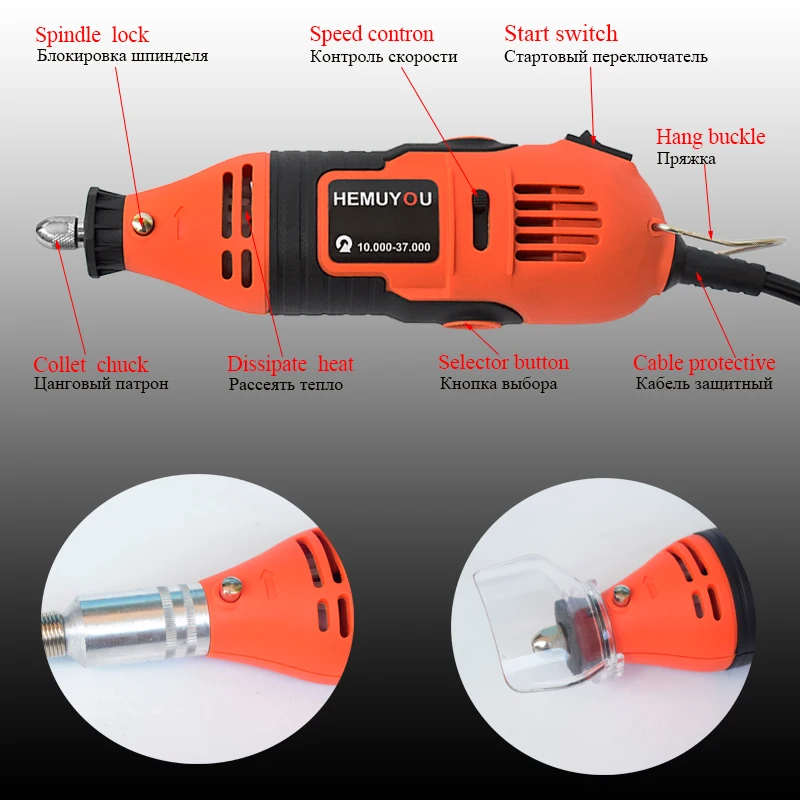 Dremel электрическая дрель шлифовальная машина гравировальная ручка шлифовальная машина Мини дрель Электрический Роторный инструмент шлифовальный станок Dremel аксессуары